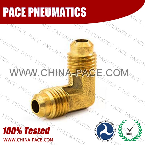 Forged 90°Flare Elbow SAE 45°Flare Fittings, Brass Pipe Fittings, Brass Air Fittings, Brass SAE 45 Degree Flare Fittings